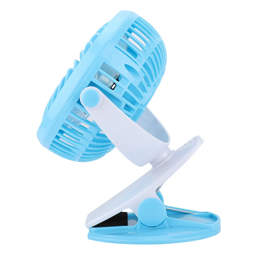 Настольный мини-вентилятор с клипсой персональный бесшумный охлаждающий