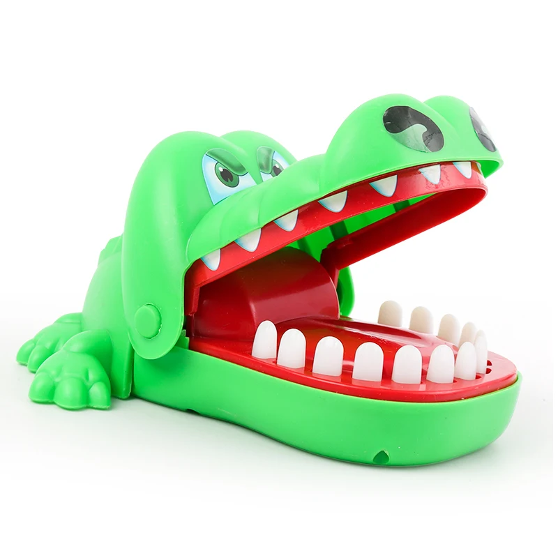 Креативные шутки зубы аллигатора игрушка для рук забавный Крокодил тянущие