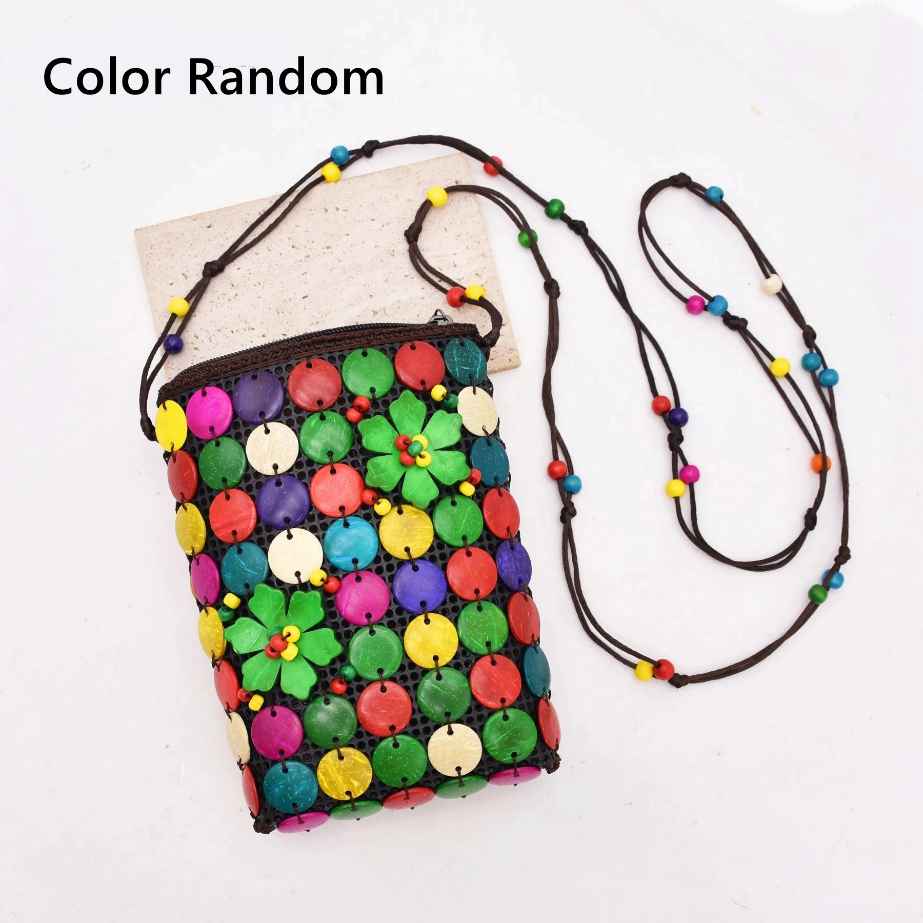 Женская акриловая Хлопковая Сумка Tuanhua этнического цвета