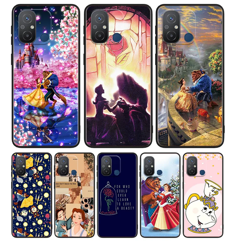 

Beauty and the Beast Phone Case For Xiaomi Redmi K60E K60 K50G K50 K40S K40 K20 S2 6A 6 5A 5 Pro Ultra Black Soft Cover