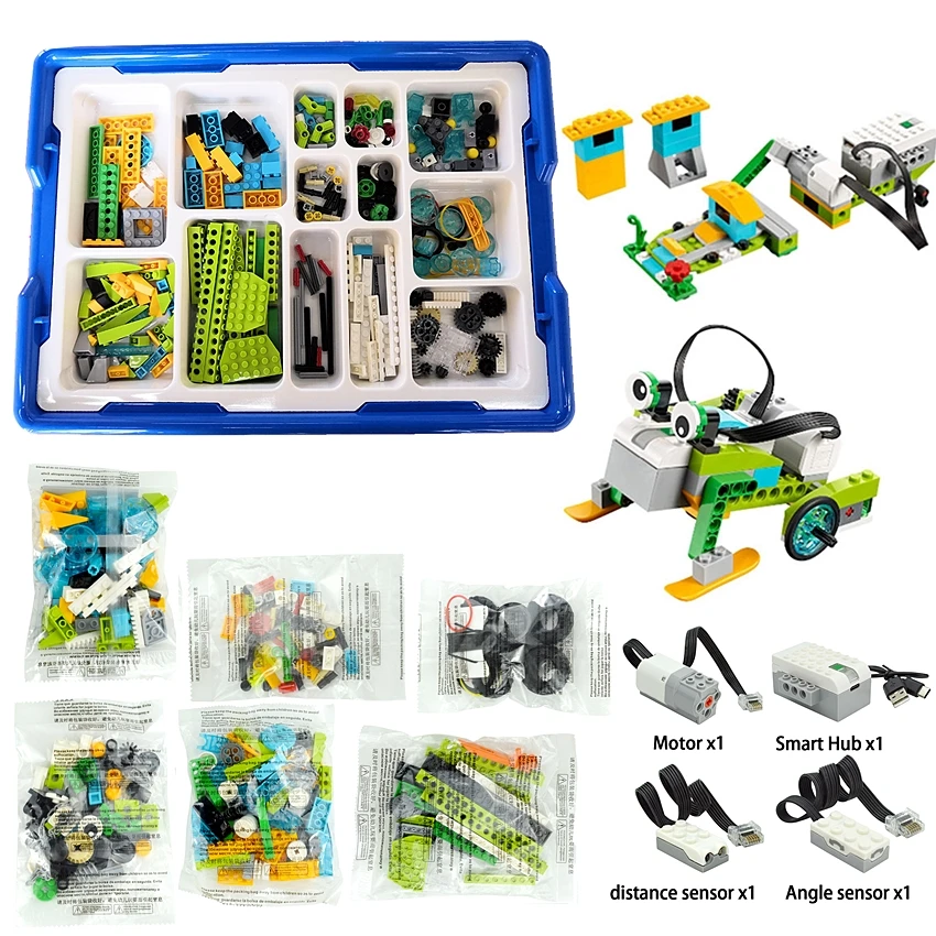 

Building Blocks WeDo 3.0 Robotics Construction Set Compatible With Wedo 2.0 Educational Electric DIY Toys