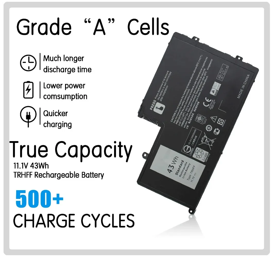 Аккумулятор TRHFF P39F P49G для ноутбука Dell Inspiron 15-5547 5547 5548 5545 5542 N5547 N5447 Latitude 14 3450 15 E3450 E3550