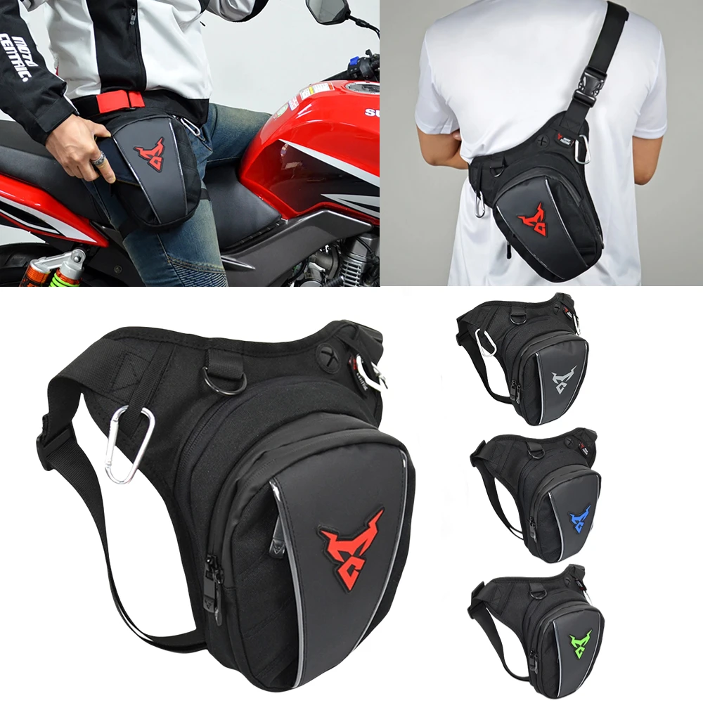 

MOTOCENTRIC Waterproof Drop Waist Leg Bag Thigh Belt Hip Bum Motorcycle Military Travel Cell Mobile Phone Purse Fanny Pack Bags