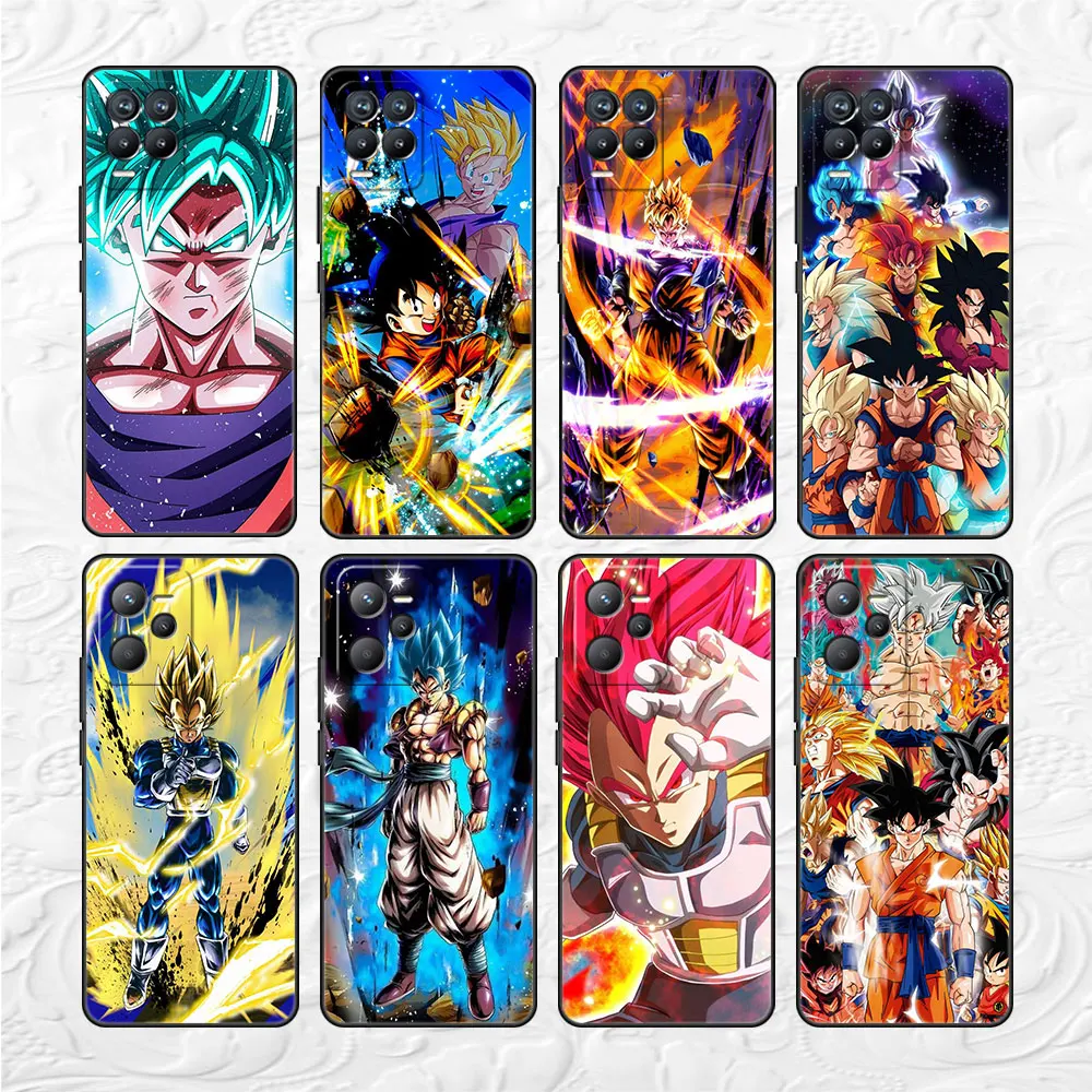 

Чехол для телефона Hot Dragon Ball Super Son Goku чехол для Realme 8 GT Noe 2 3 5 7 6 Pro 8i C35 C21 C21y 9 Plus 11 C55 C53