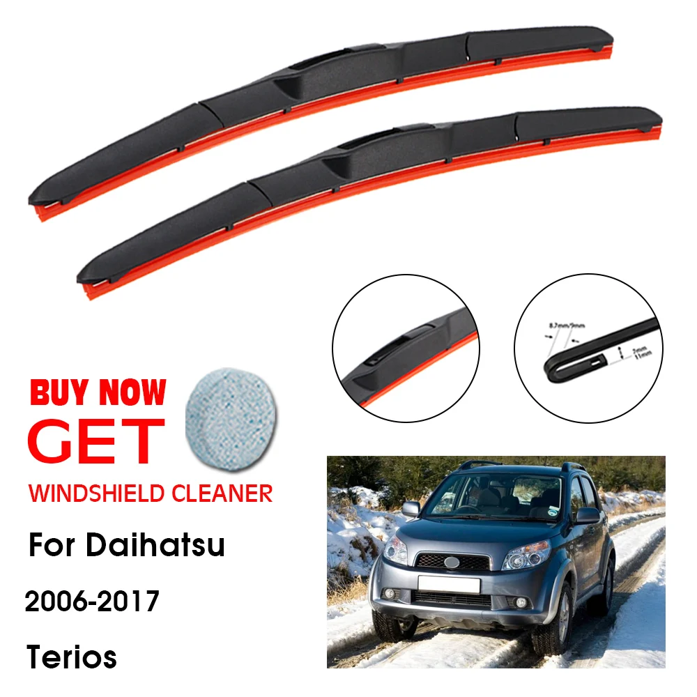 

Автомобильный стеклоочиститель для Daihatsu Terios 21 "+ 18" 2006-2017, лобовое стекло, лобовое стекло, стеклоочиститель, силикагелевые стеклоочистители, ...