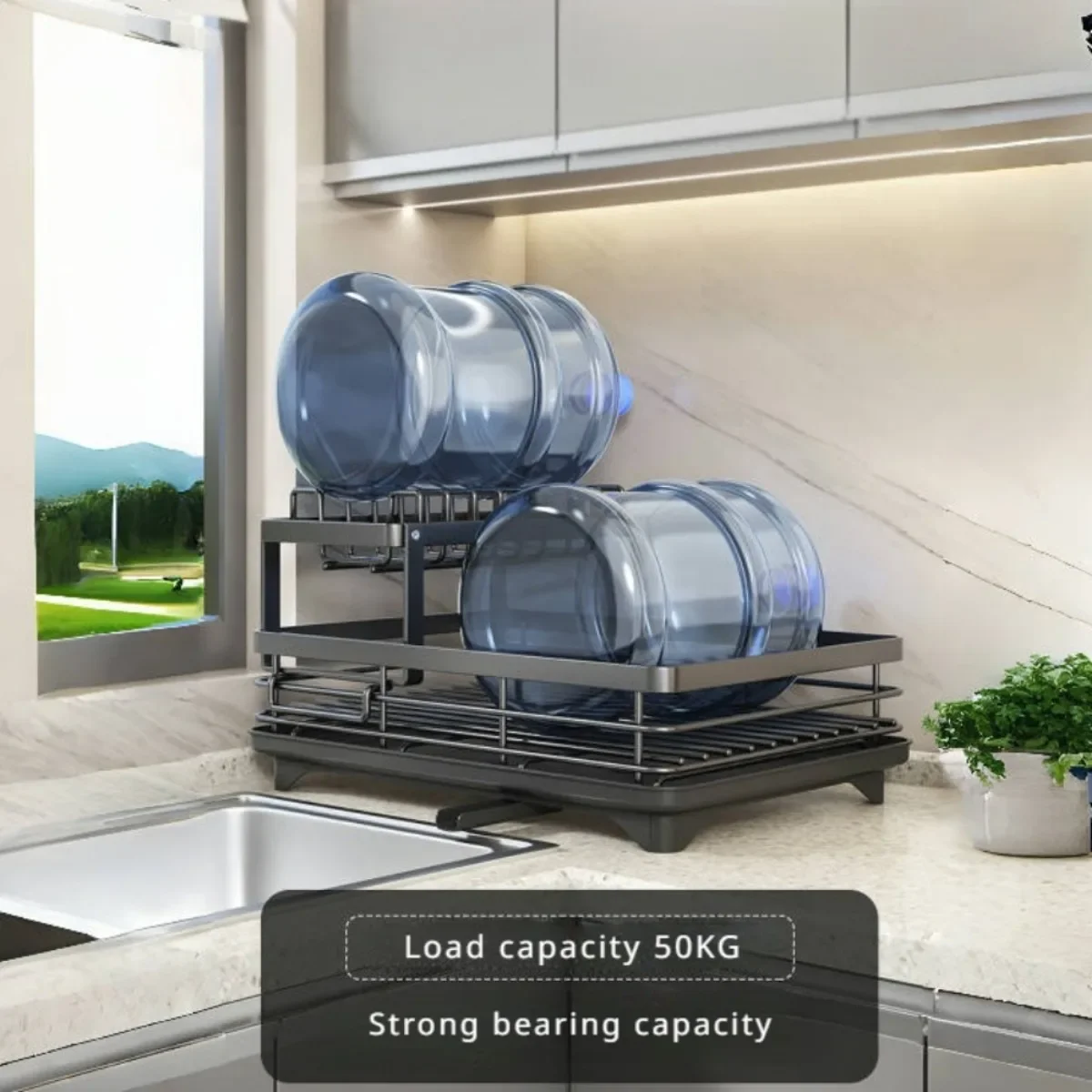 Регулируемая сушилка для посуды из нержавеющей стали