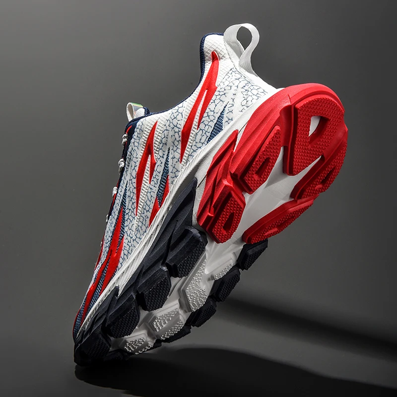 Brand Men's Breathable Running Shoes Jogging Sneakers Training Lightweight Mesh Sports Shoes Chunky Sneakers Plus Size 39-46
