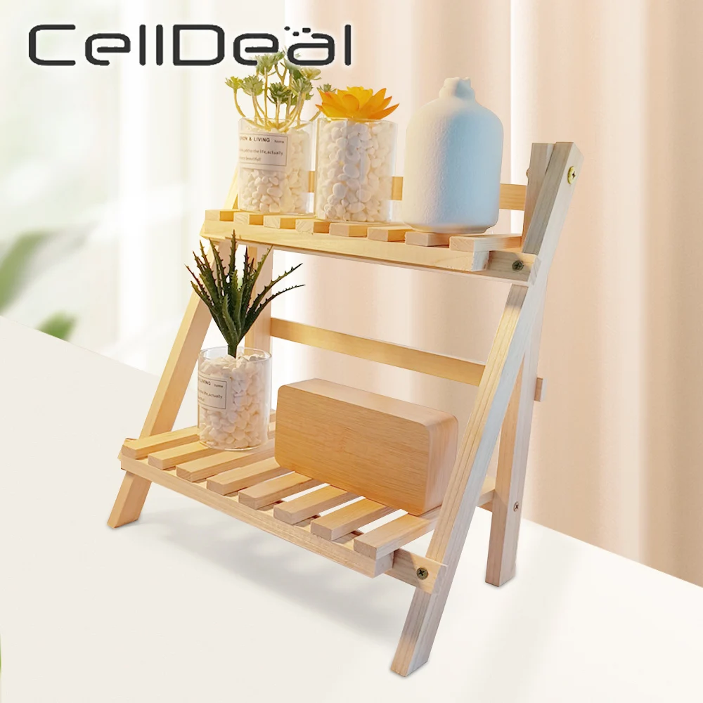 

Double Layer Wooden Bookshelf Adjustable Stationery Organizer Shelves Flower Pot Rack Spice Rack Kitchen Cabinet Storage Holders