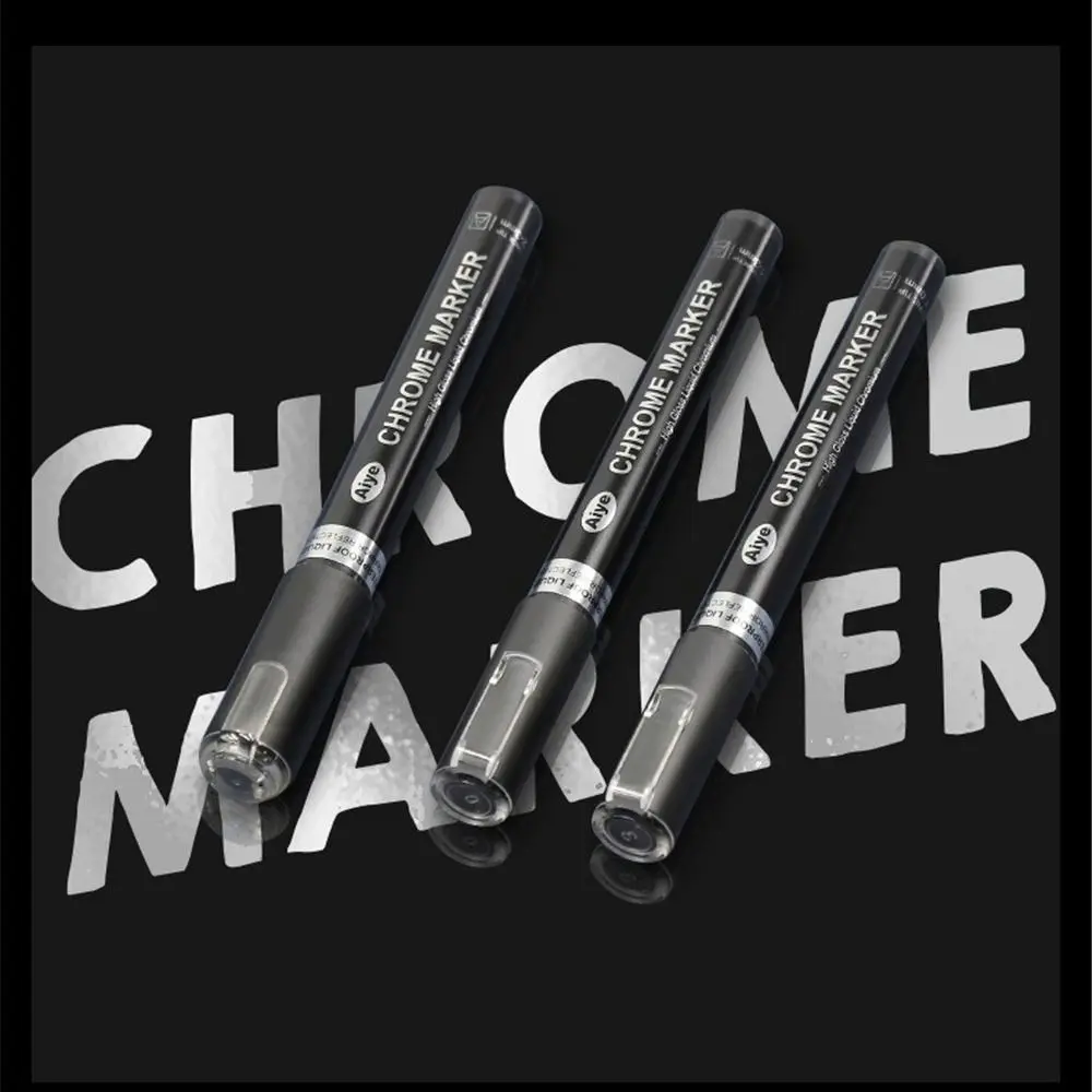 

Diy Metal Pen Painting Chrome Mirror Electroplating Pen Marker Pen High-gloss
