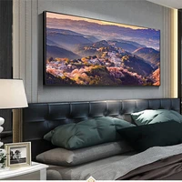 5d diamond art painting kits full drill mountain city diamond embroidery landscape pictures wall painting decor for living home