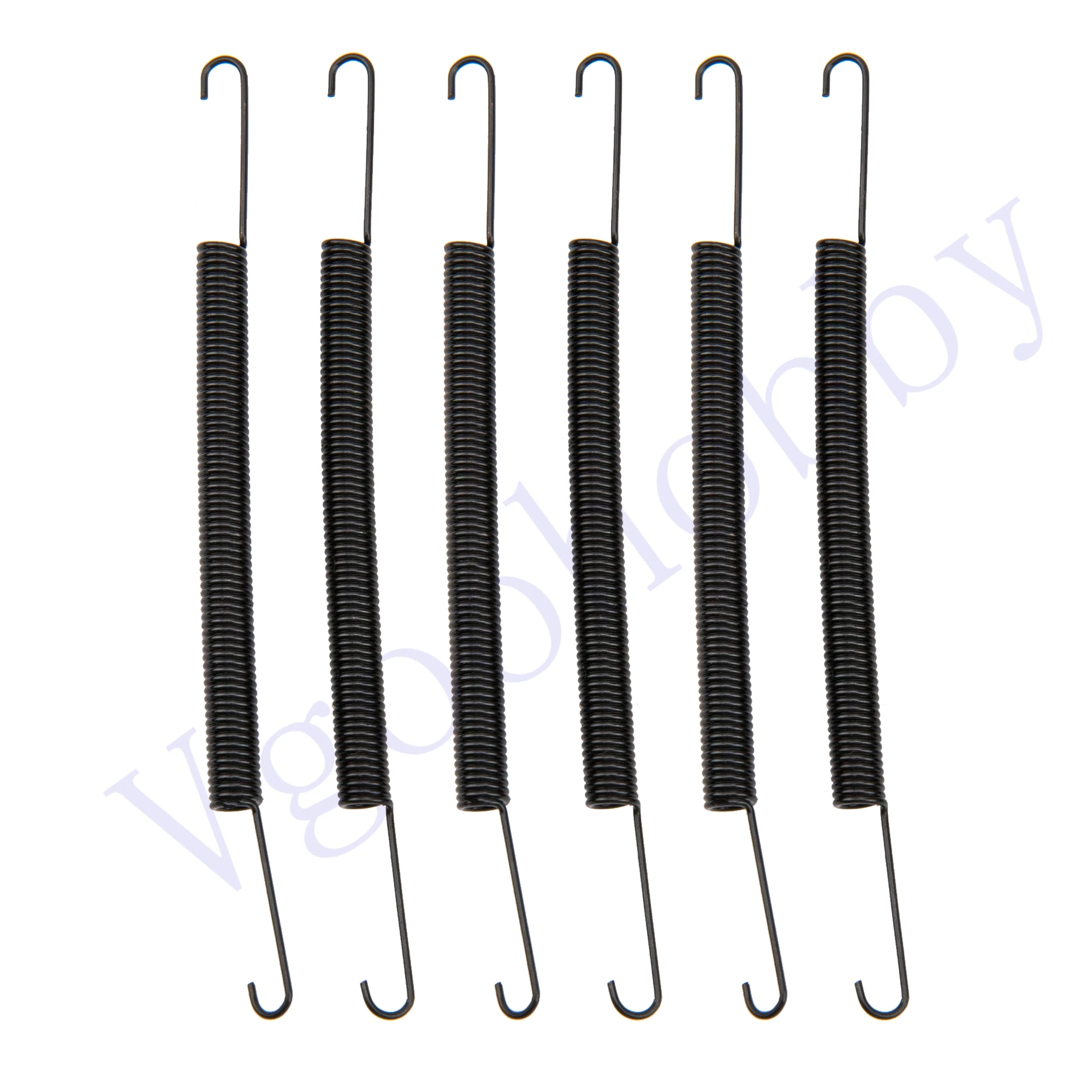 

6Pcs Exhaust Pipe Tubing Muffler Joiner Spring 100mm for HSP Himoto HPI Losi Kyosho Redcat 94086 94087 94088 1/8 RC Car Truck