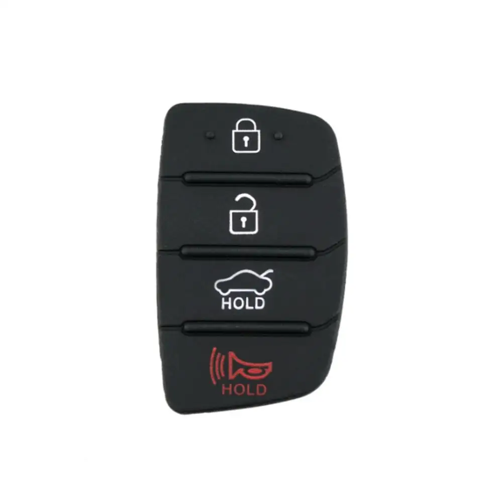 

Rubber Button Pad Black/White/ Red Car Compatible Easy To Install Part