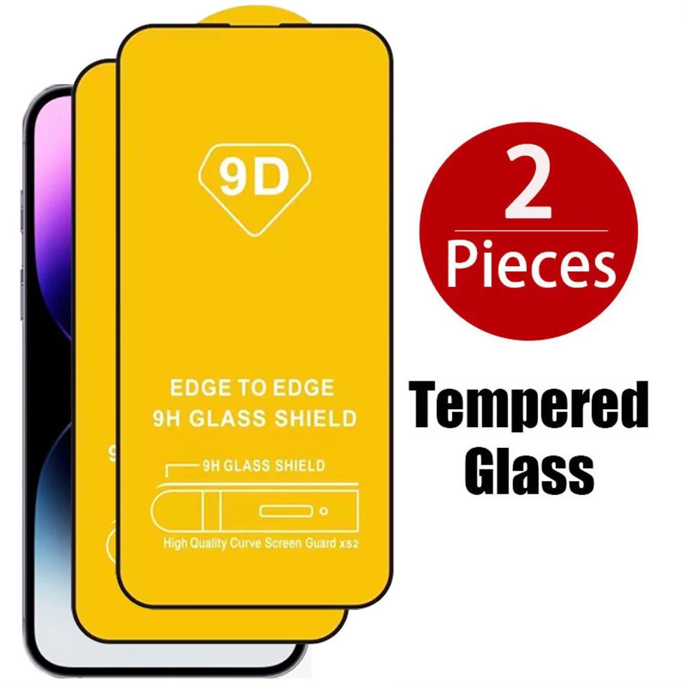 

2 Pcs/Lot, Tempered Glass for iPhone 14 Pro Max Protective Film iPhone14 Screen Protector Apple 14 Plus Glass iPhone 14Pro Max
