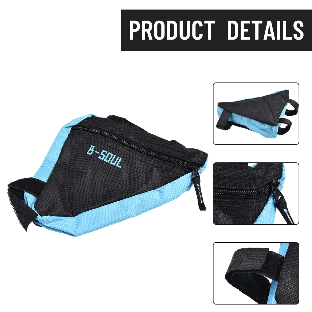 

Bicycle Bag Large Capacity Quick Release Sticker Front Bag Cycling Triangle Bag Riding Equipment Bike Accessories