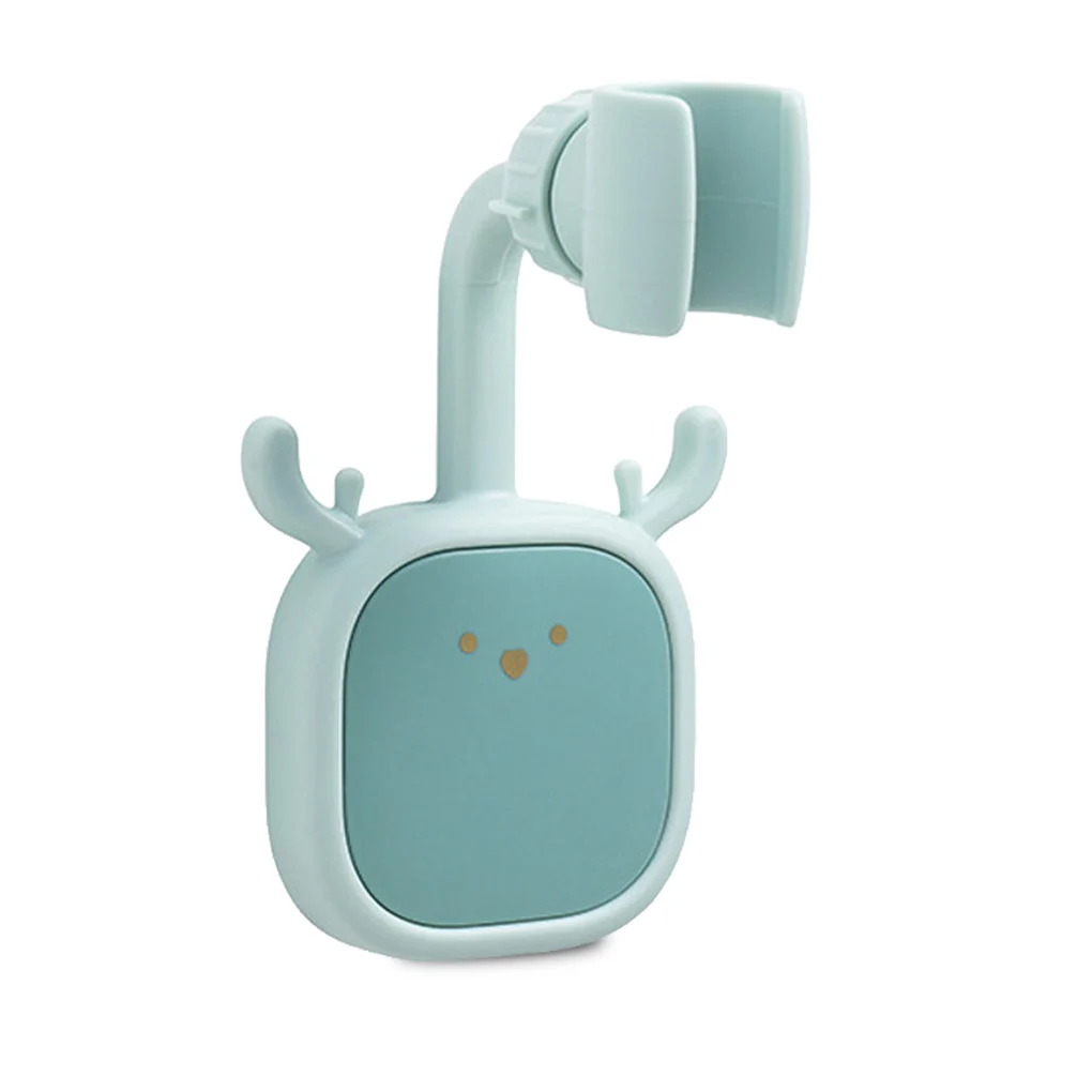 

Shower Head Holder Self-adhesive Punch-free Showerhead Rack Shelf Adjustable Bathroom Home Accessories Blue Yellow