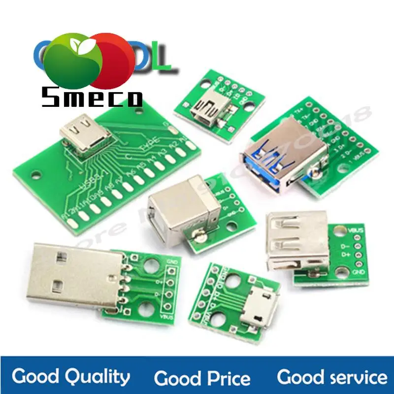5 uds Mini Micro USB A USB 2,0 macho 3,0 A hземa USB B интерфейс разъема 2,54 мм A DIP PCB преобразователь адаптера 5 uds Mini Micro USB A USB 2,0 macho 3,0 A hземa USB B интерфейс разъема 2,54 мм A DIP PCB преобразователь адаптера