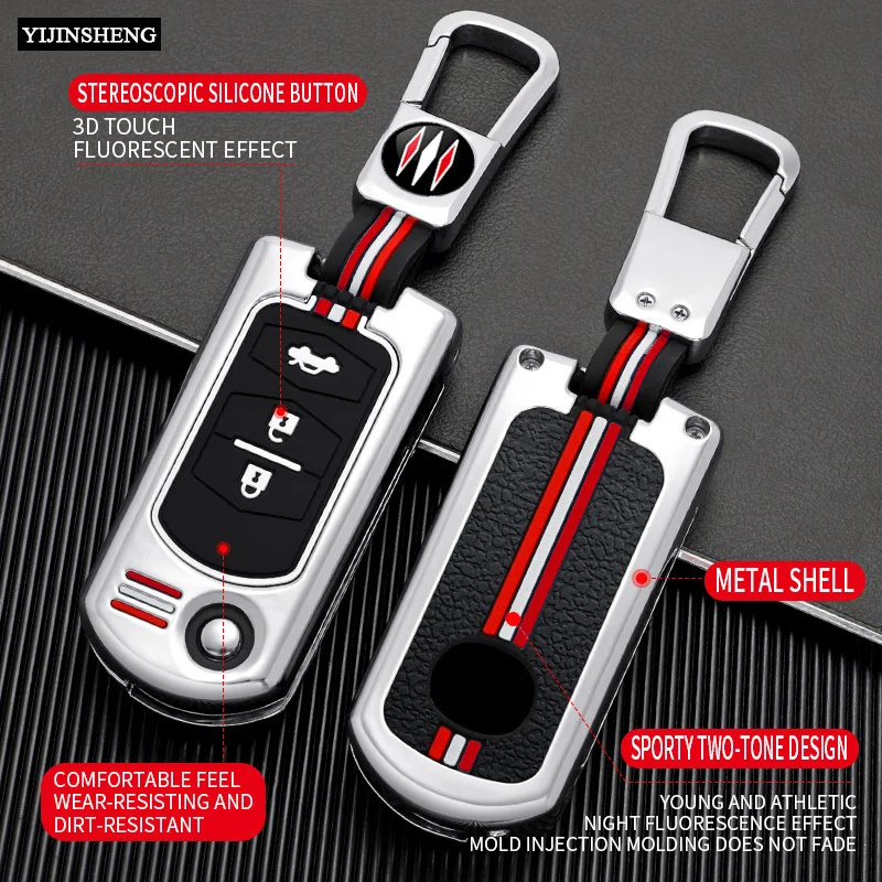 2 3 кнопки цинковый сплав + задняя крышка для Mazda 5 6 8 CX7