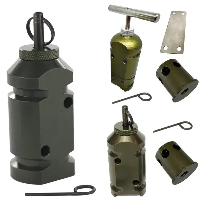 

Perimeter Trip Alarm Outdoor Camping Alarm Line Aluminum Alloy Trip Security Alarm Kit Anti-Theft Animal Loud Noise Alert Tools