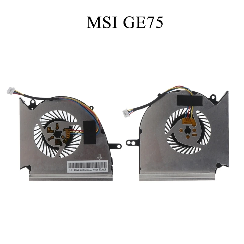 

Вентилятор охлаждения ЦП для MSI GE75 GP75 GL75 WE75 VR MS-17E2/E4/E7 N417N414