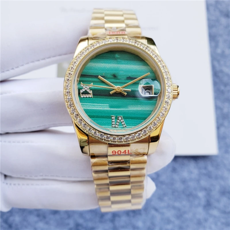 

Часы женские Автоматические камуфляжные из нержавеющей стали, 36 мм