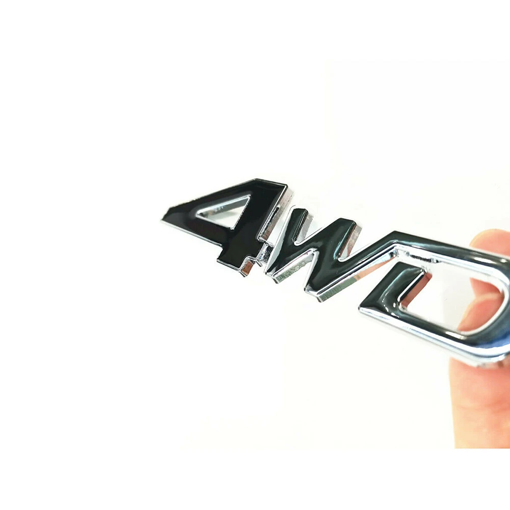 

1 шт., автомобильная металлическая наклейка с логотипом 4WD