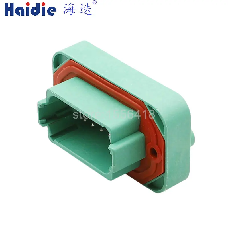 

1pcs DT15-12PC De Chi type car waterproof connector PCB connector EPEC plug 12-pin straight needle seat green