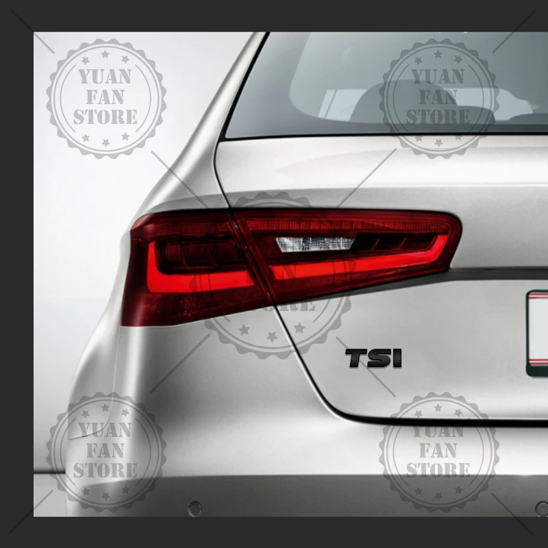 Фото Эмблема TSI TDI, Стайлинг автомобиля, 3D наклейка, логотип из АБС-пластика, значок для Tiguan Polo Golf 4, 5, 6, MK6 Passat B5 B6 Bora Jetta Touran T-Cross Caddy №3
