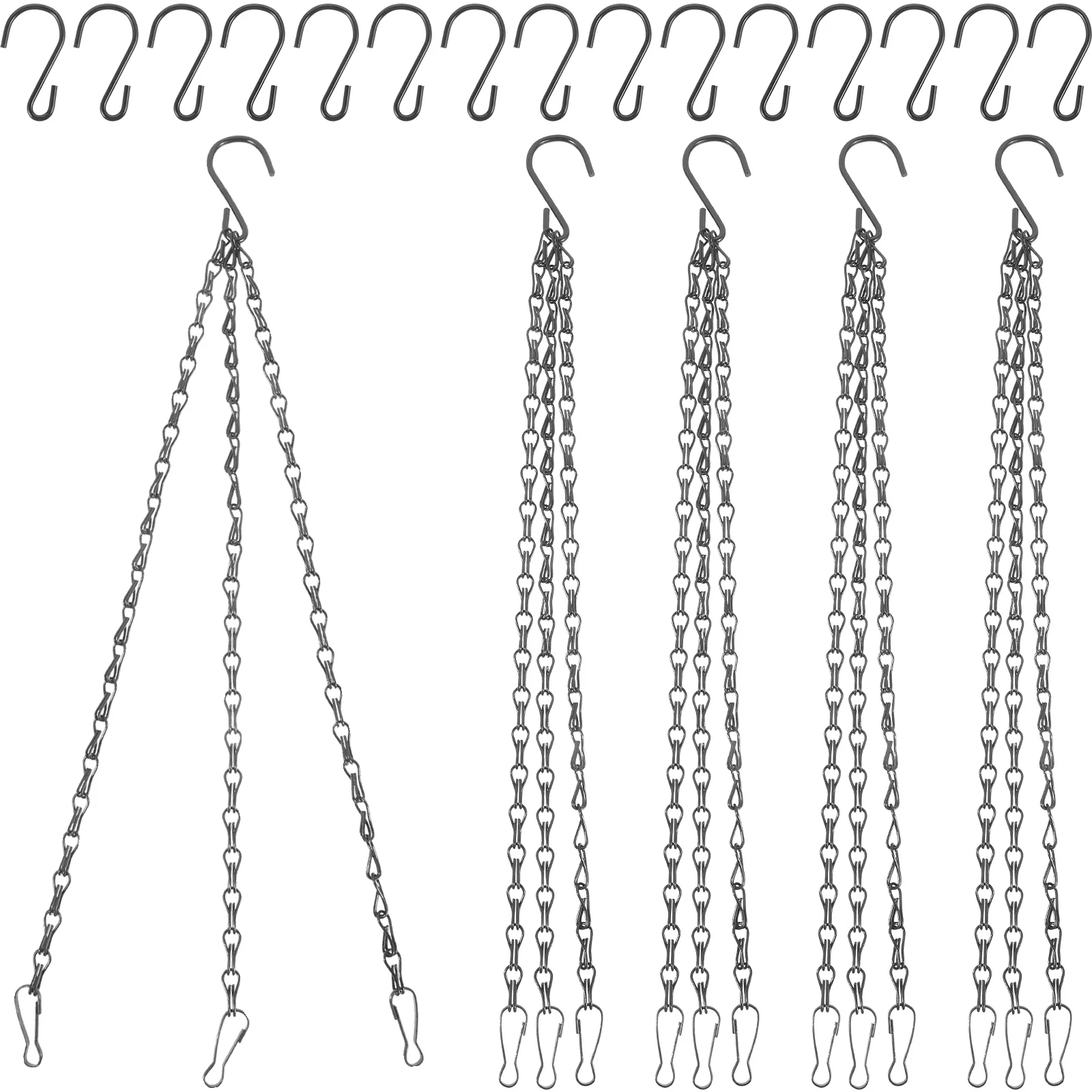 

Chains Flower Basket Hanging Home Decoration Flowerpot Metal Hummingbird Feeder Hanger