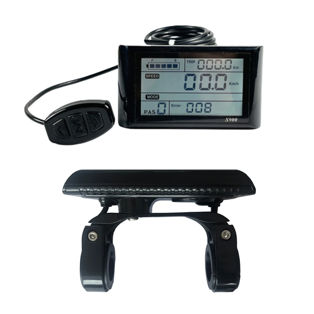 

High Quality New Practical Durable Display Panel S900 LCD 110*62mm 24V36V48V60V72V ABS Black Cable Length 180cm