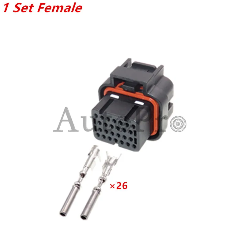 

1 комплект аксессуаров для сборки автомобильного переменного тока с 26 отверстиями 3- 1437290 -7 6437287 -8 6437288 -6 1437288 -6 Автомобильная розетка жгута проводов