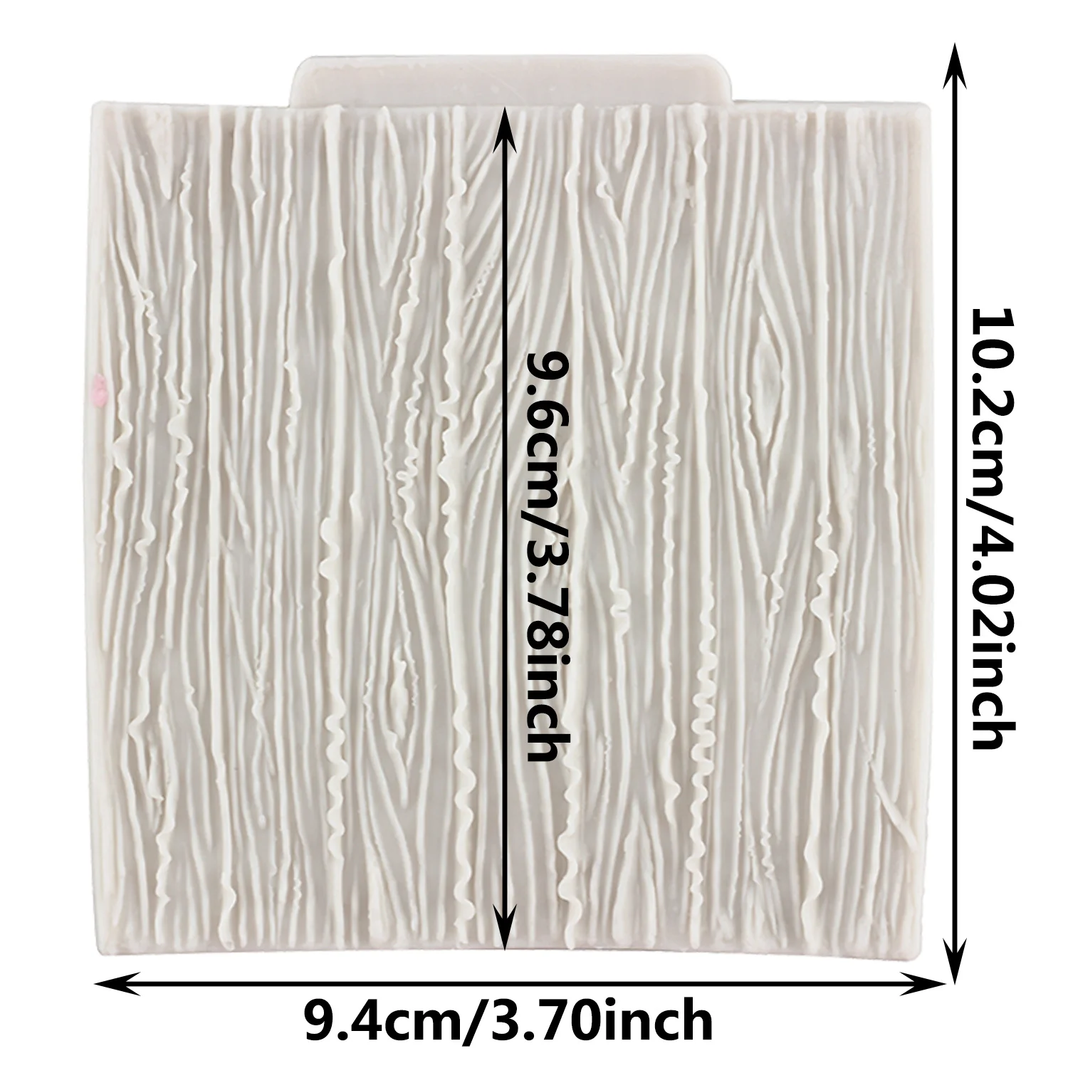 Силиконовая форма для мастики с текстурой дерева и лая