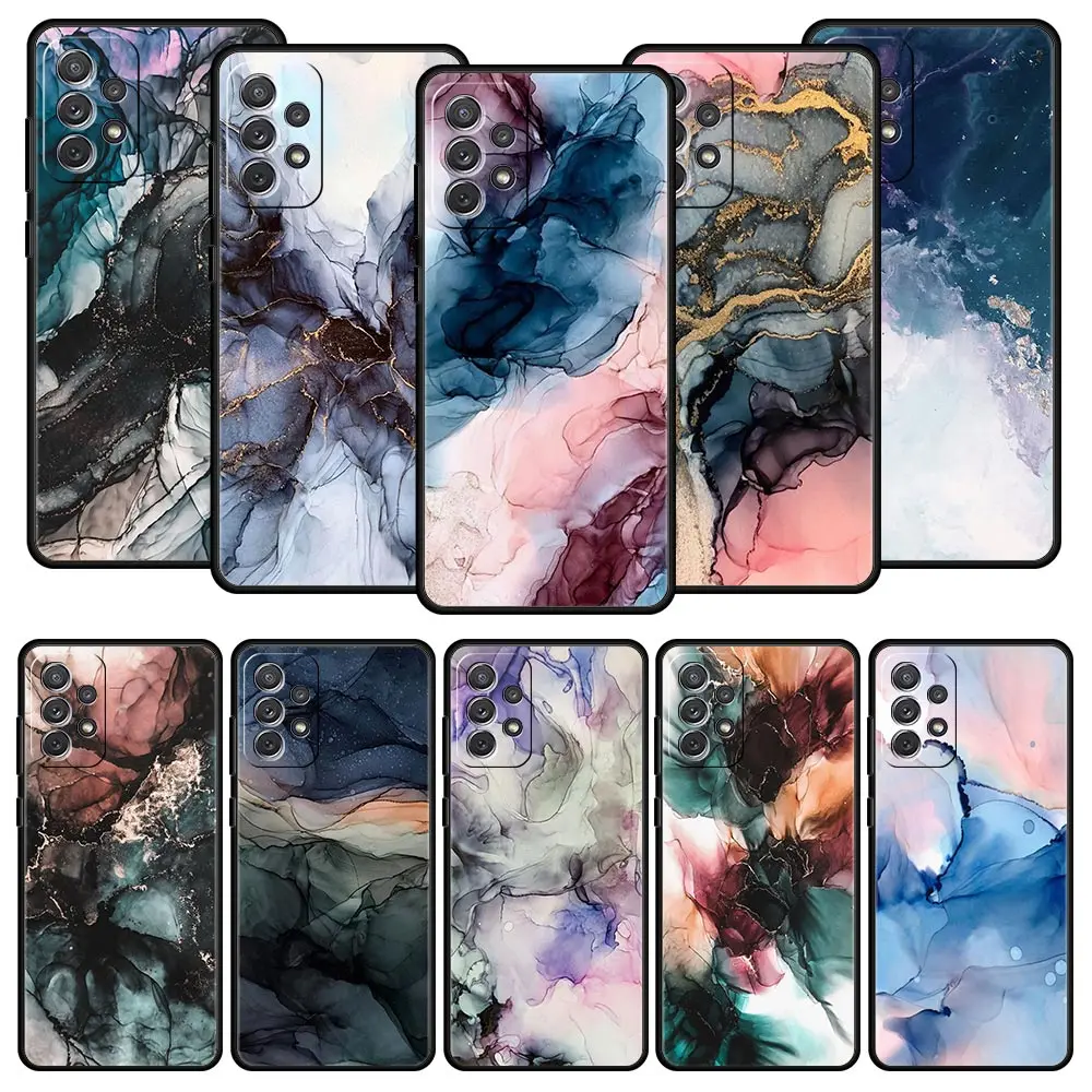 

Fashion Painting Funda Case For Samsung Galaxy A12 A52 A51 A32 A21s A71 A02s A31 A72 A22 5G A11 Black TPU Phone Tampa