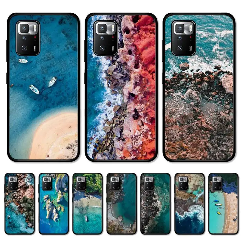 

Sea blue Sky beach Phone Case for Redmi 5 6 7 8 9 A 5plus K20 4X S2 GO 6 K30 pro