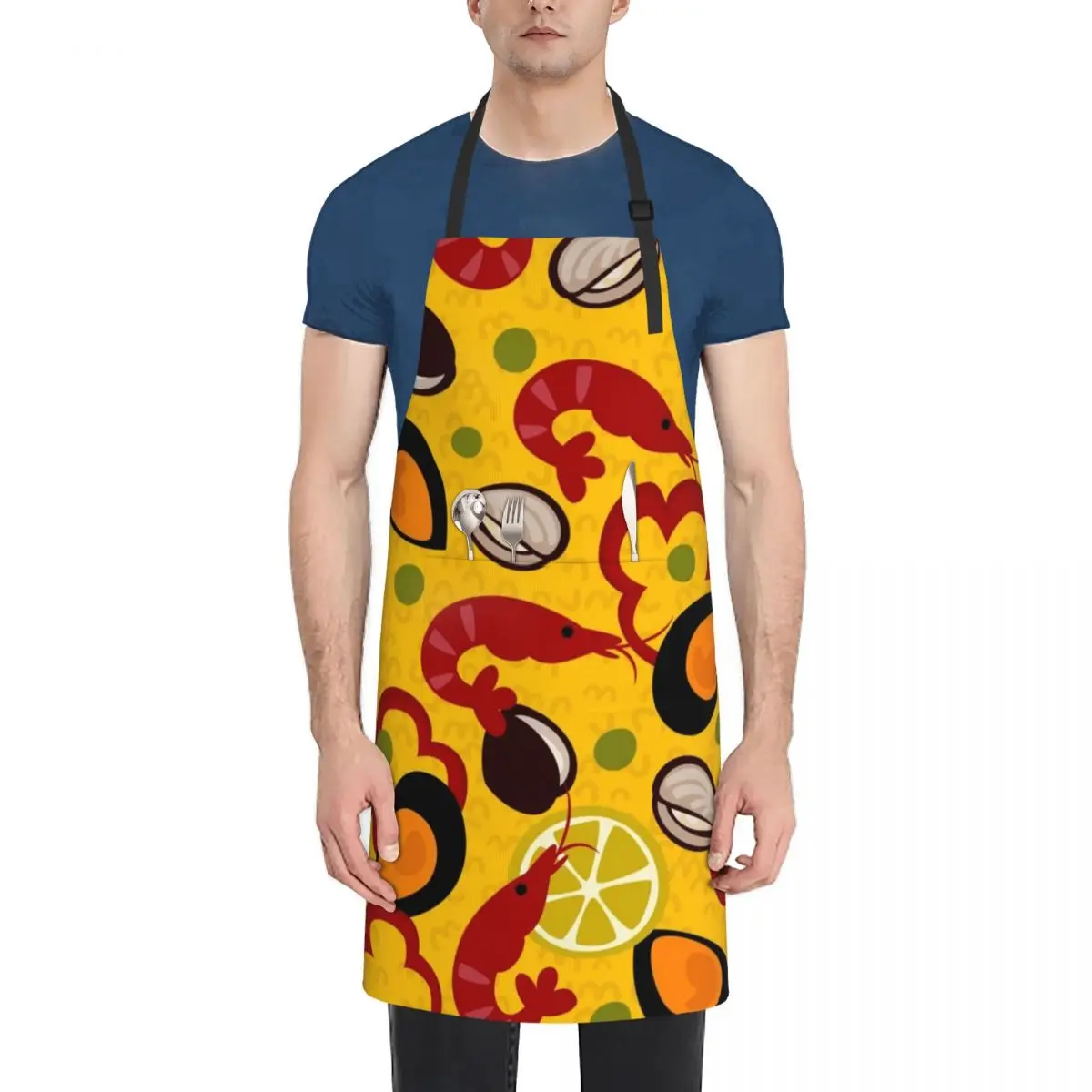 Фартук Paella кухонная ручка для планшетов