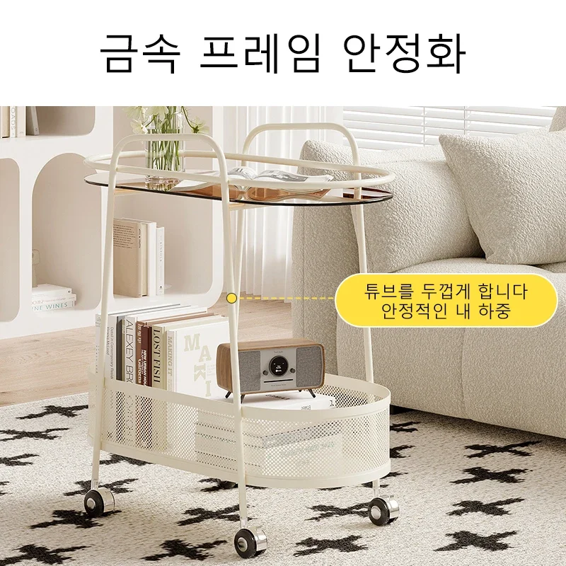 Диван прикроватный столик кованая железная тележка диван может быть перемещен