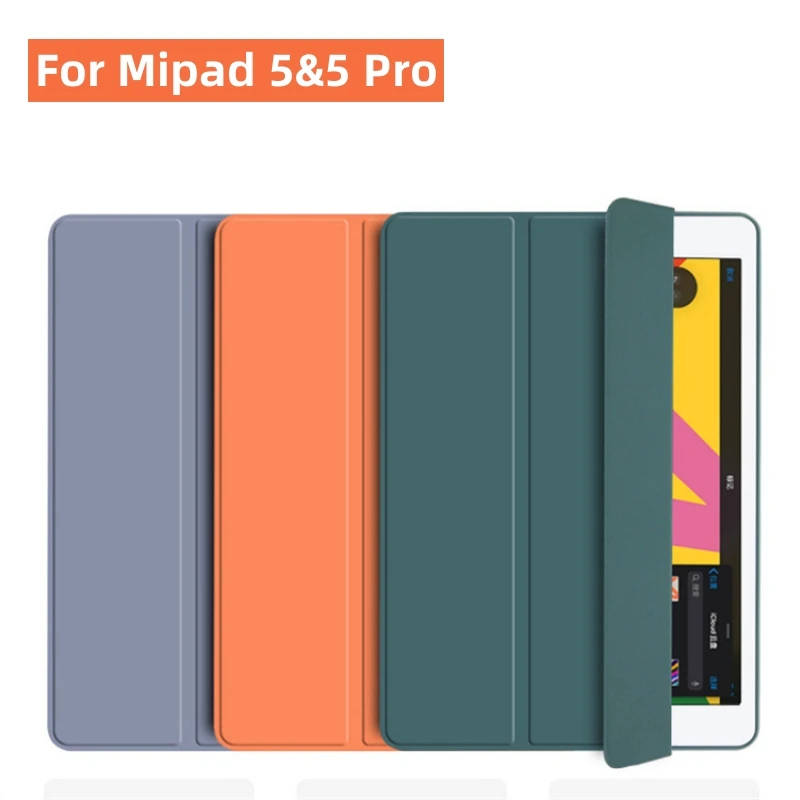 

For Xiaomi mi pad 5 Case With Auto Wake up / Sleep Silicone Cover Funda For Xiaomi mi pad 5 pro Case Support Magnetic Charging