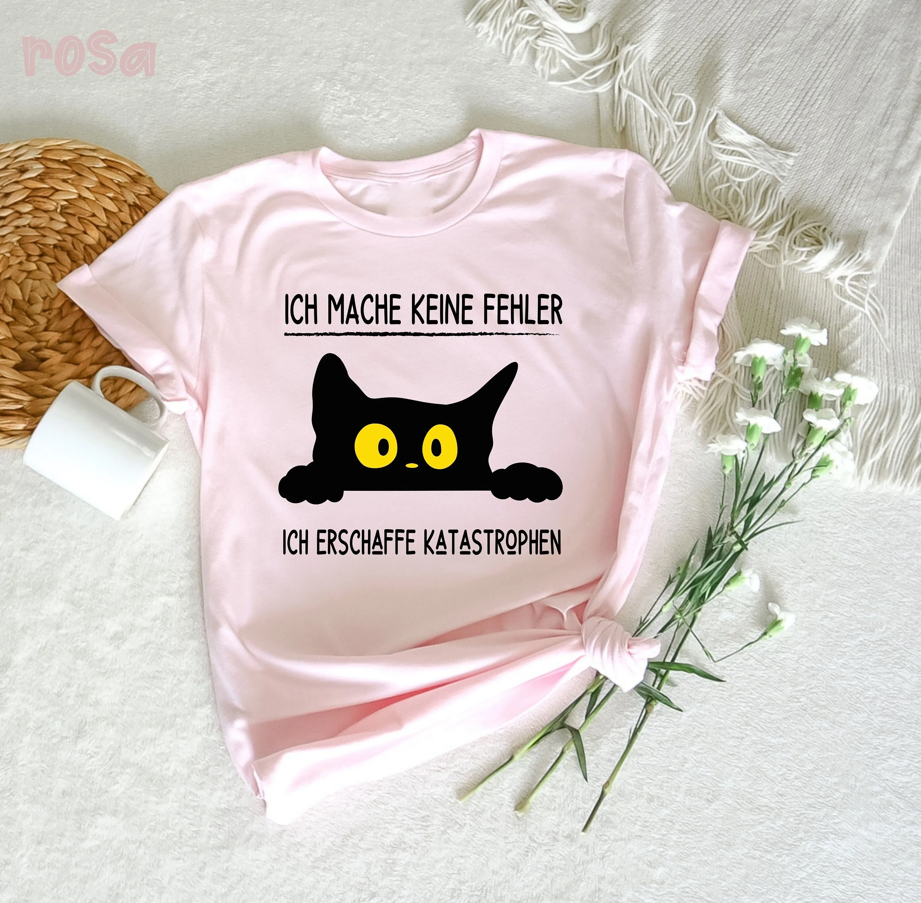 Их Mache Keine Fehler фреска катастрофен футболка катазенгиб гестичке катазен дама