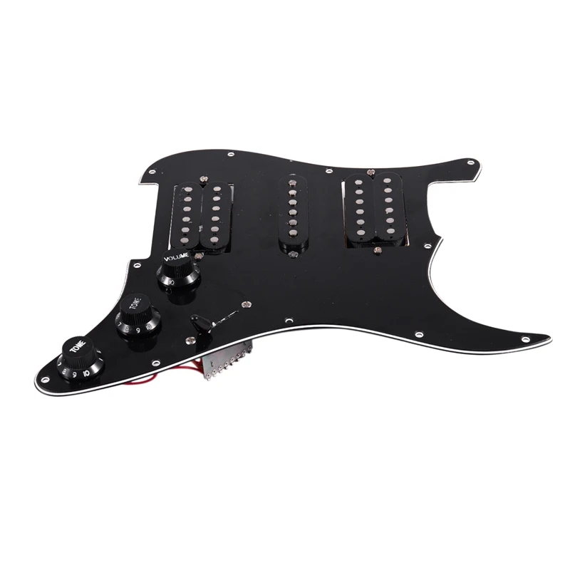 Загруженная Предварительно Проводная электрогитара Pickguard 11 Отверстия Hsh Pickups
