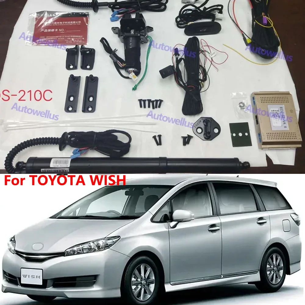 

Для TOYOTA WISH 2012-2016 2017 2018 2019 + автомобильный подъемник багажника, электрический люк, стойка двери, привод для задней двери автомобиля