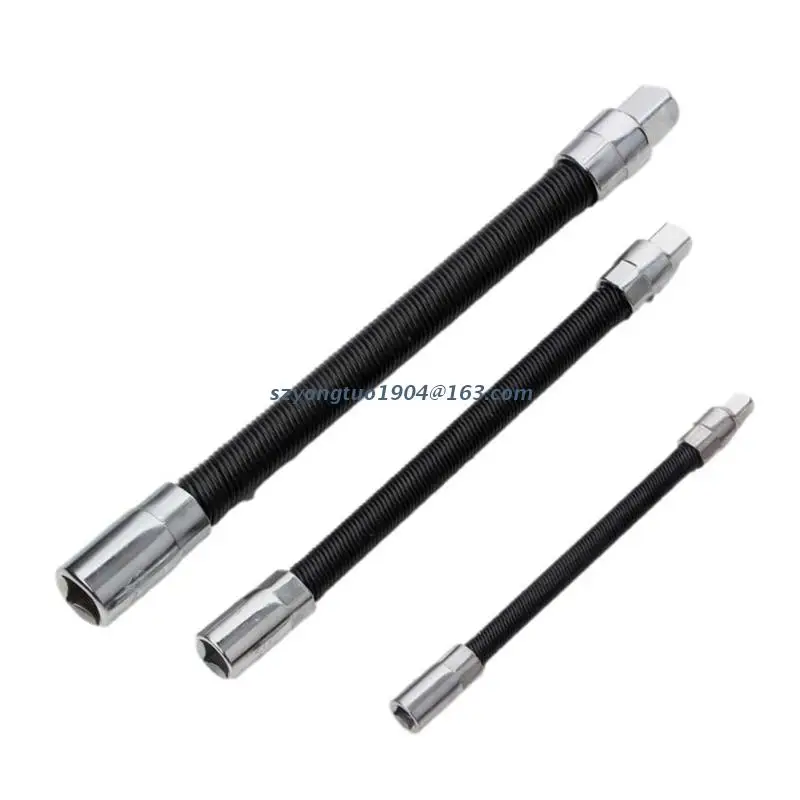 

P82D Electric Wrench Sleeve Socket Extension Tool 1/4 3/8 1/2 Socket Wrench Drive Head Flexible Universal Extension Rod Hose