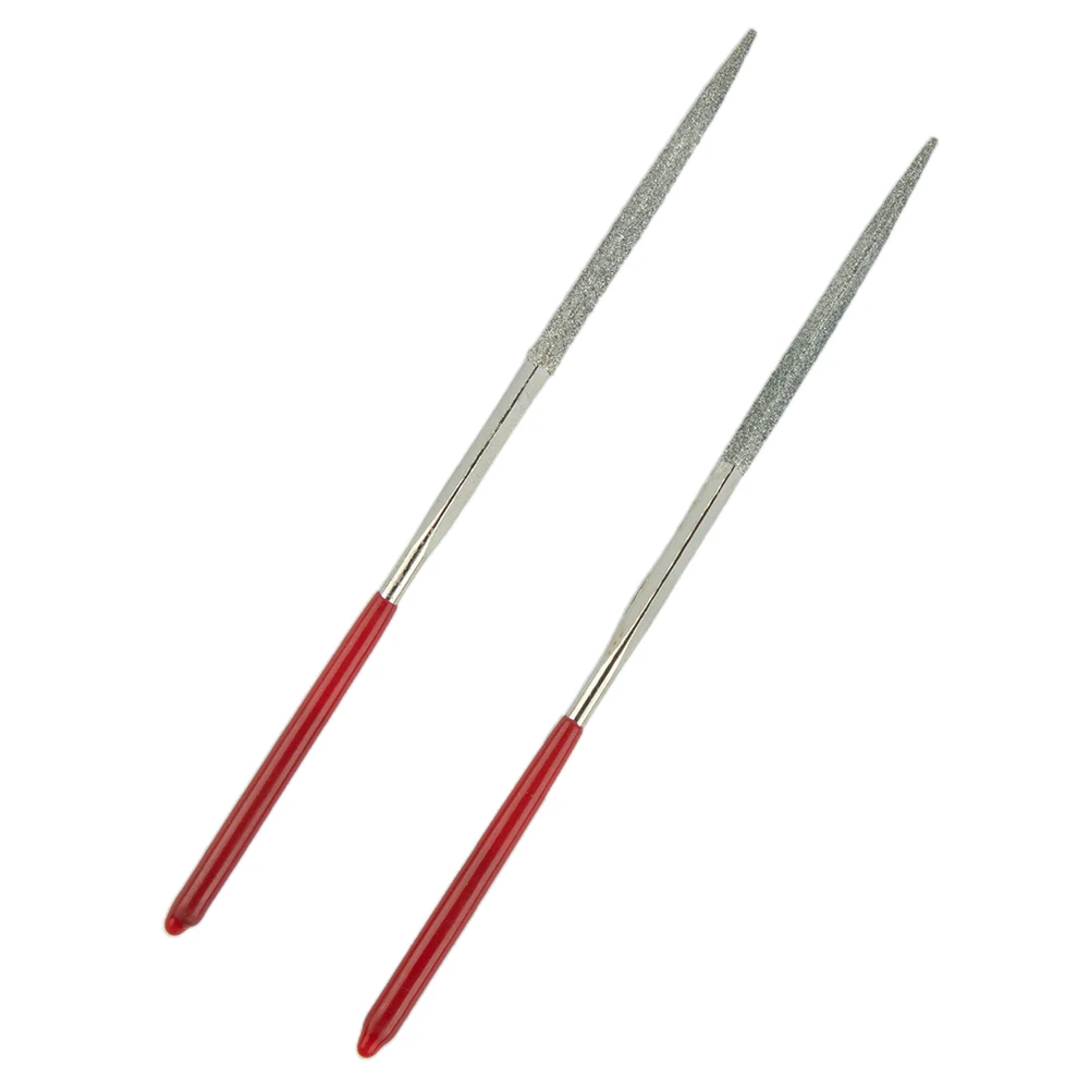 

For Reach Areas On Steel Hand Tools Diamond Files Plastic Diamond Nonslip Plastic Silver + Red Steel Brand New