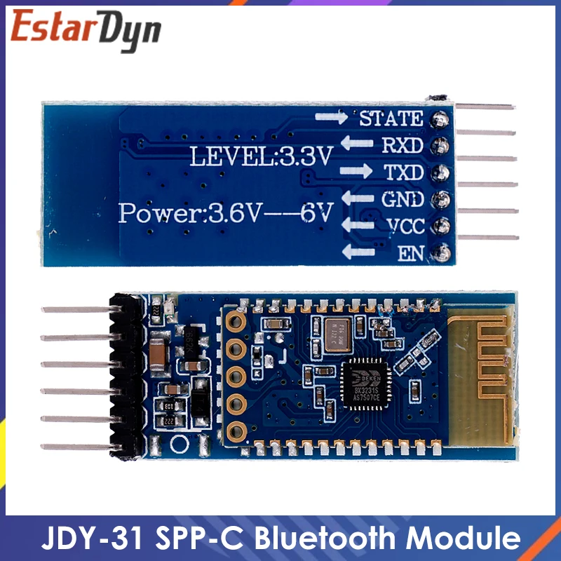 

JDY-30 = JDY-31 SPP-C Bluetooth serial pass-through module wireless serial communication from machine Replace HC-05 HC-06