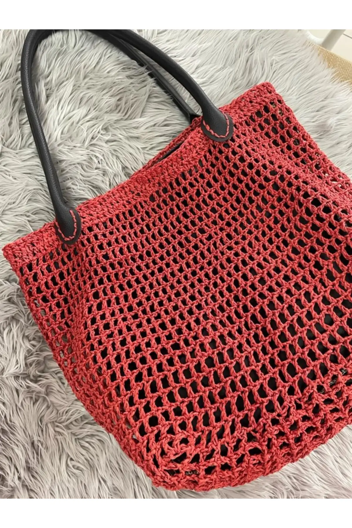 

Женская пляжная сумка, Сетчатая Сумка-тоут, модная летняя вместительная сумка через плечо с рисунком, приблизительно