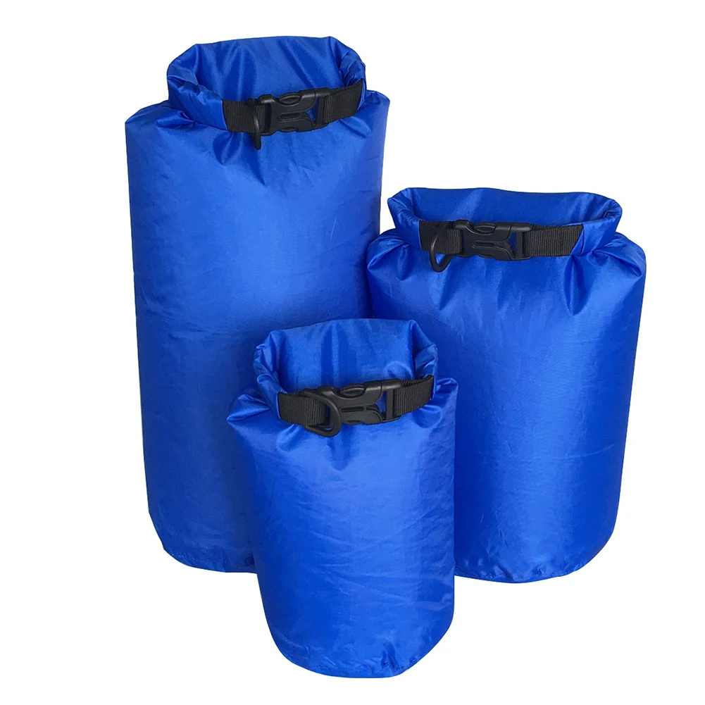 

3PCS Waterproof Dry Bag Storage Sack Camping Hiking Kayak Outdoor Beach Bag Upstream Rafting Moisture-proof Compression Case