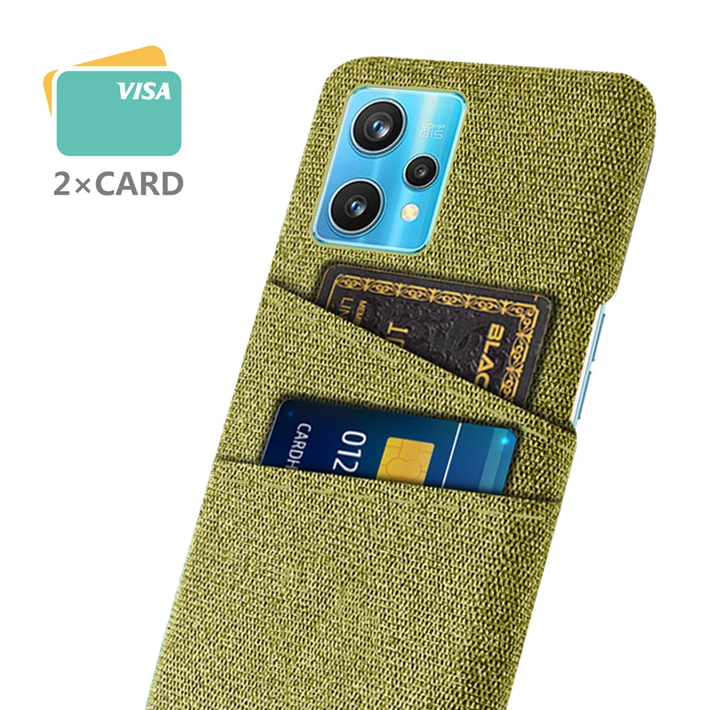 

Fabric Case For Realme 9 Pro Plus Case Cover For OPPO Realme 9 Pro Plus Capas Luxury Dual Cards For OPPO Realme 9 Pro+ Funda