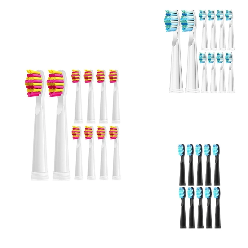 

Top Sale 10PCS Electric Toothbrush Heads Replacement Head For Fairywill FW-507/508/551/917/959, FW-D1/FW-D3/FW-D7/FW-D8