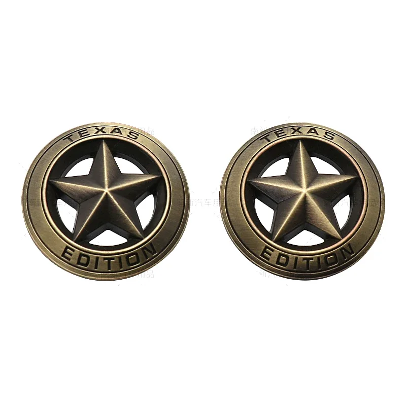 2 шт. Автомобильная наклейка значок для заднего багажника Металлическая Эмблема