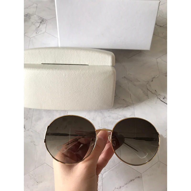 

Summer Fashion Brand Round Sunglasses 2022 Classic Small Frame Women Designer Alloy Mirror Sun Glasses Vintage Eyeglass