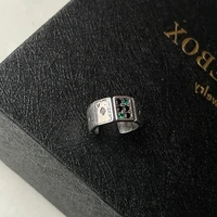 modoma korean fashion poker micro set zircon clip on earrings for women 2022 trendy hip hop goth silver 925 earring jewelry