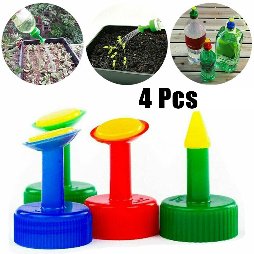

Durable Bottle Top Waterers Bottles Cap 30mm Calibre 4 Pack Accessory Adapter Fitting Garden Mist Watering Head